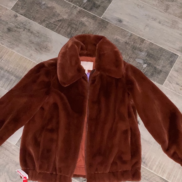 Rebecca Taylor NWT Fur Bomber Jacket - Picture 2 of 7